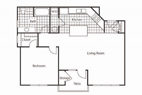 a blueprint of a floor plan with bedrooms and a living room